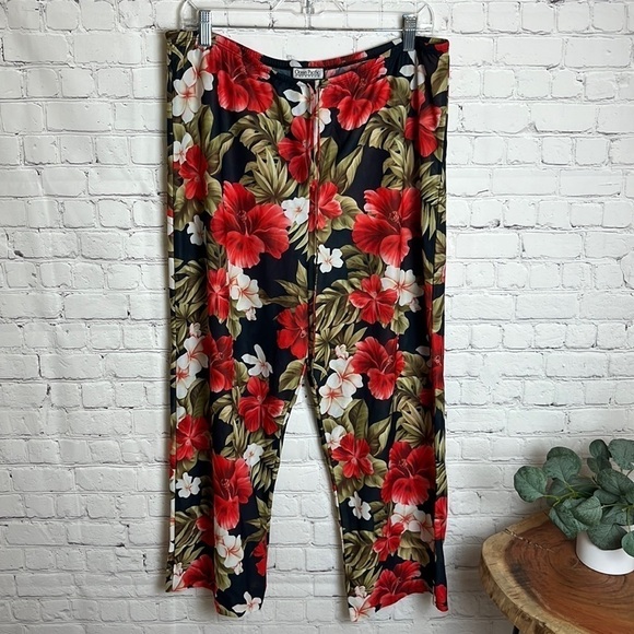 Vintage Ocean Pacific Swimwear Swim Suit Cover Up Pants - Picture 1 of 10